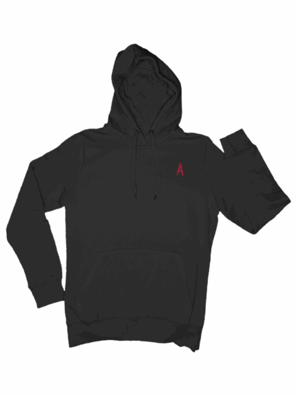 Vyšívaná a potlačená handmade mikina PSYCHO SMILE – ekologická a originálna hoodie