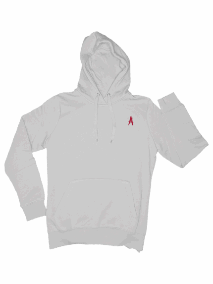 Vyšívaná a potlačená handmade mikina LIFE IS PAINFUL AGONY – ekologická a originálna hoodie